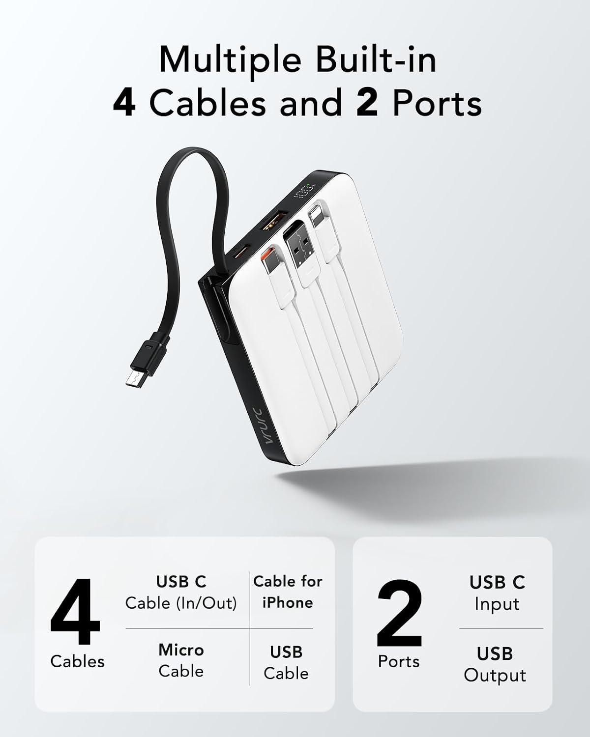 VRURC Portable Power Bank