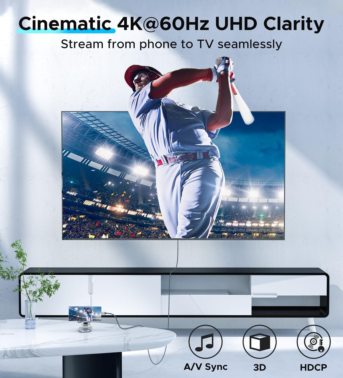 Warrky USB C to HDMI Cable