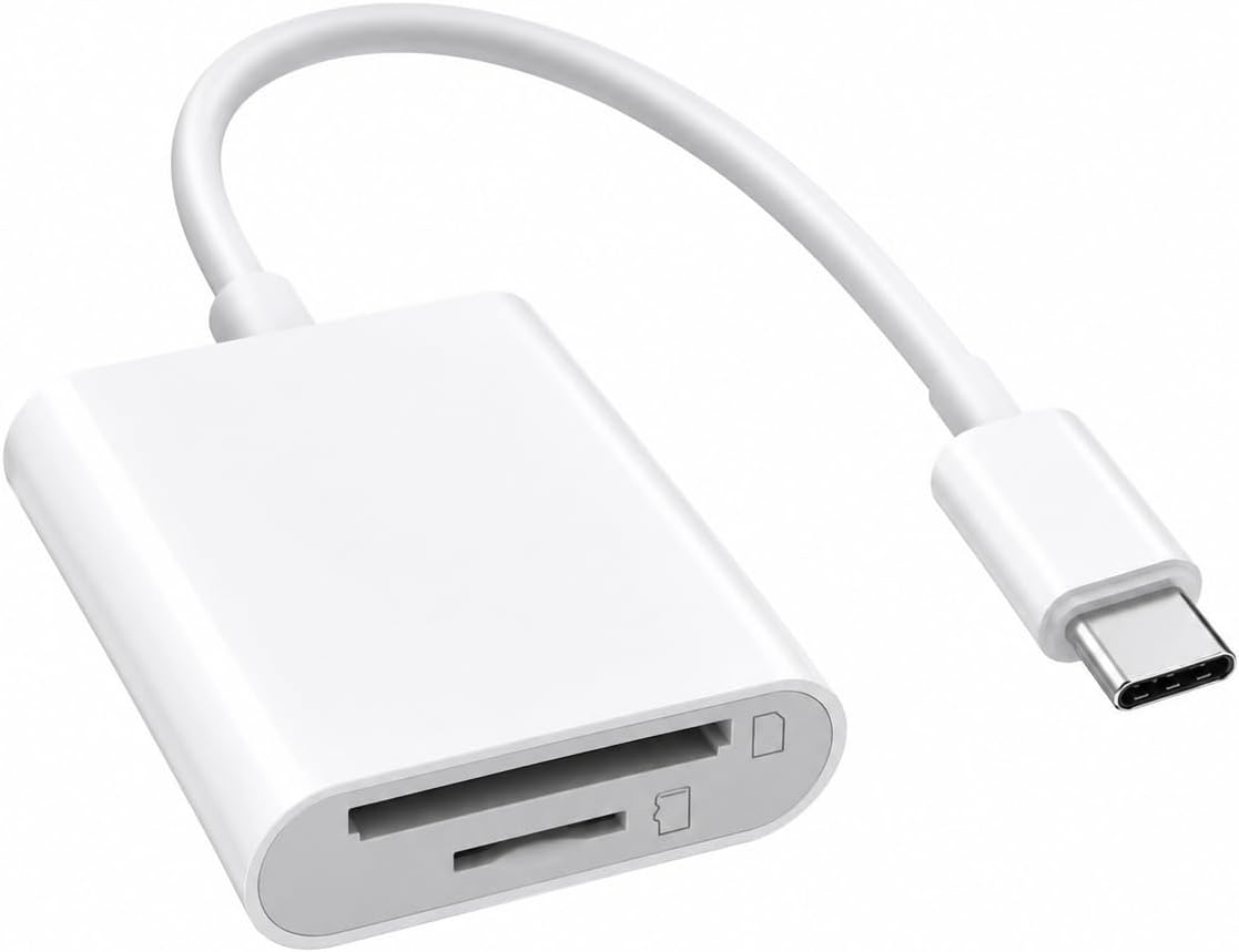 USB-C SD and MicroSD Card Reader