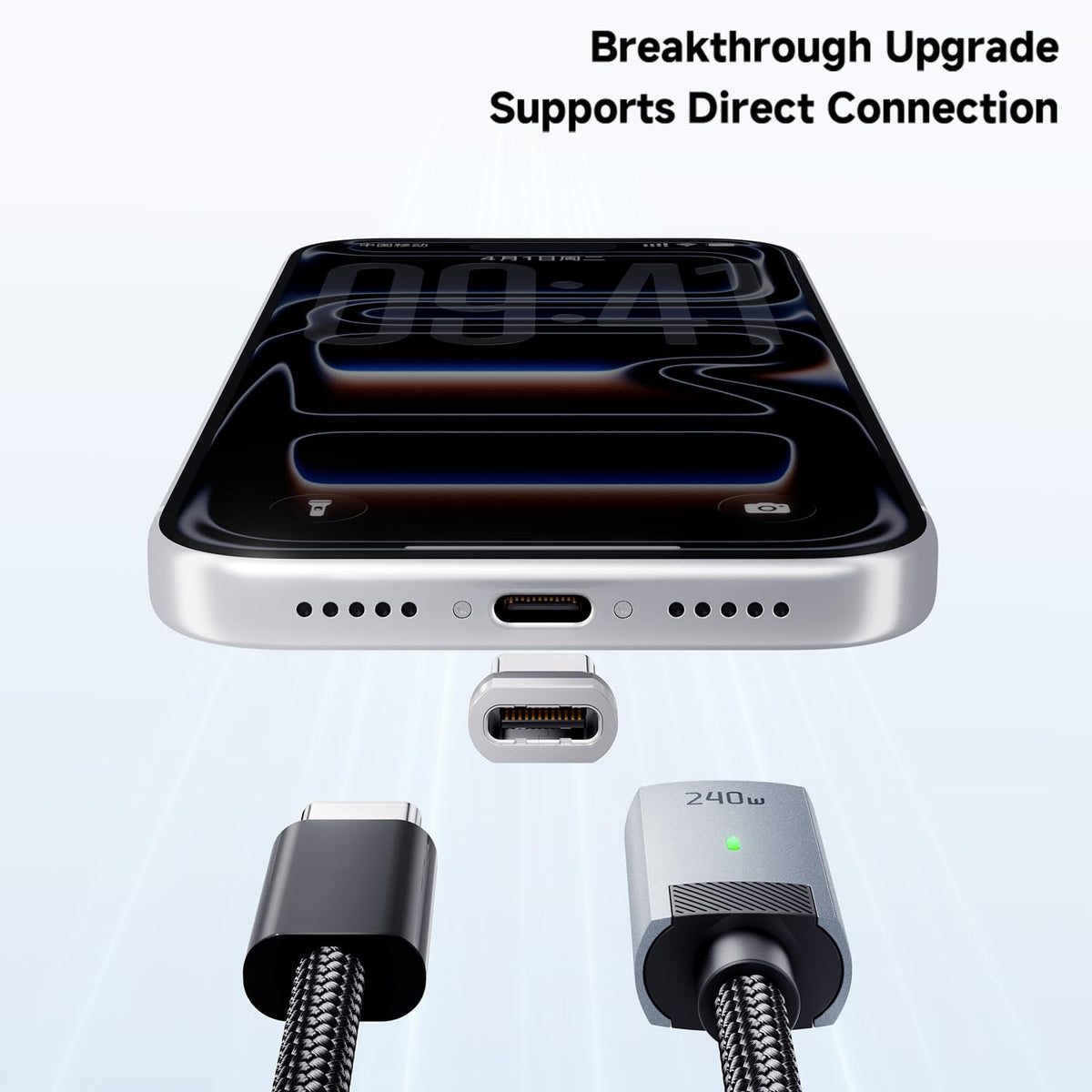 ESSAGER 240W Magnetic USB C Cable