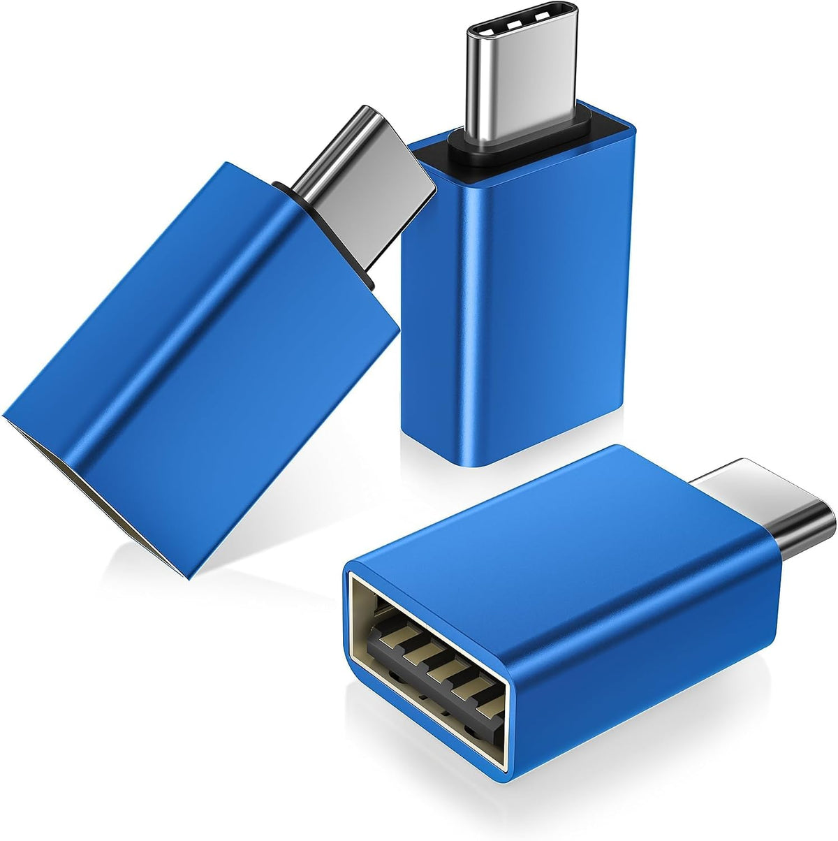 Basesailor Blue USB-C to USB-A Adapters