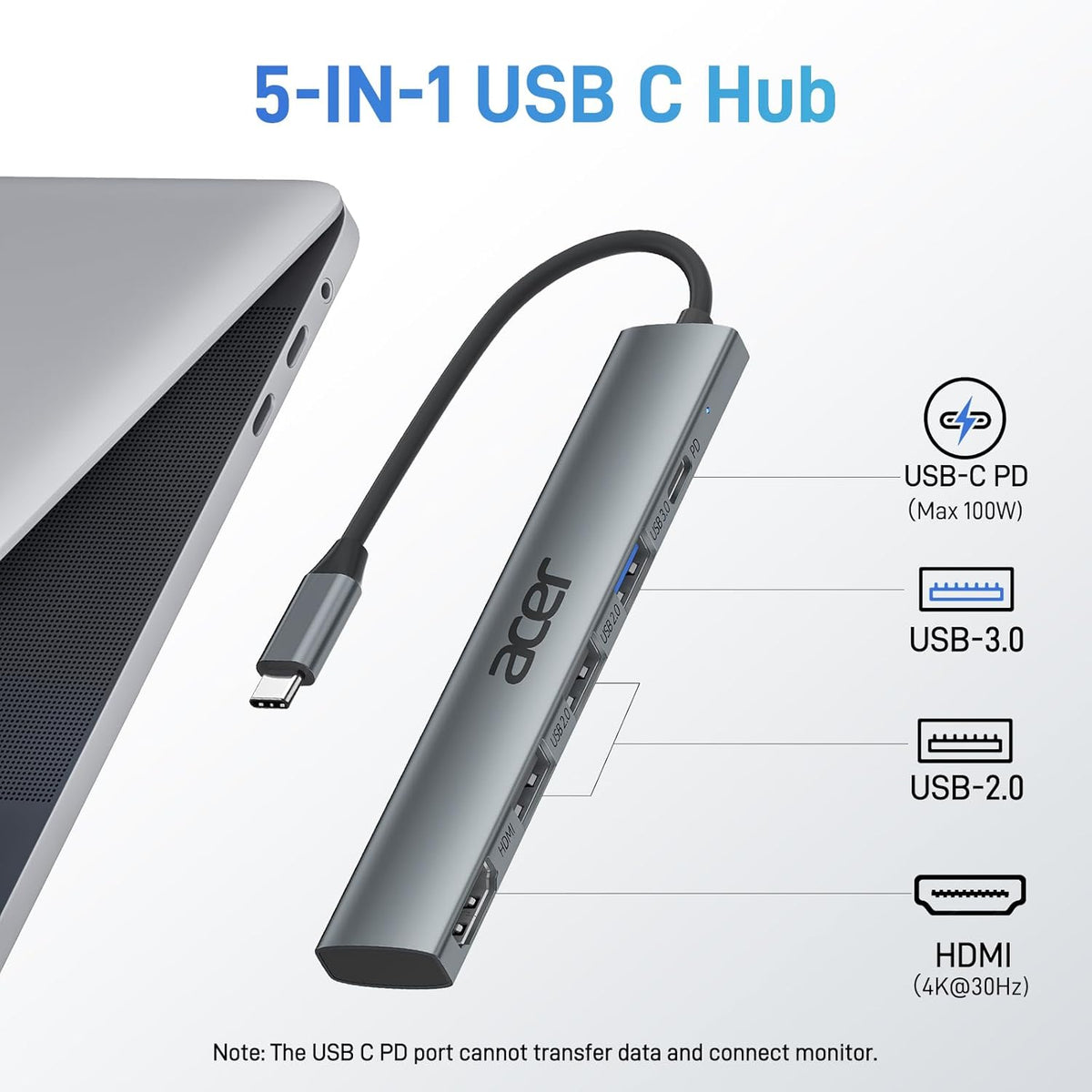 Acer USB C Hub with HDMI
