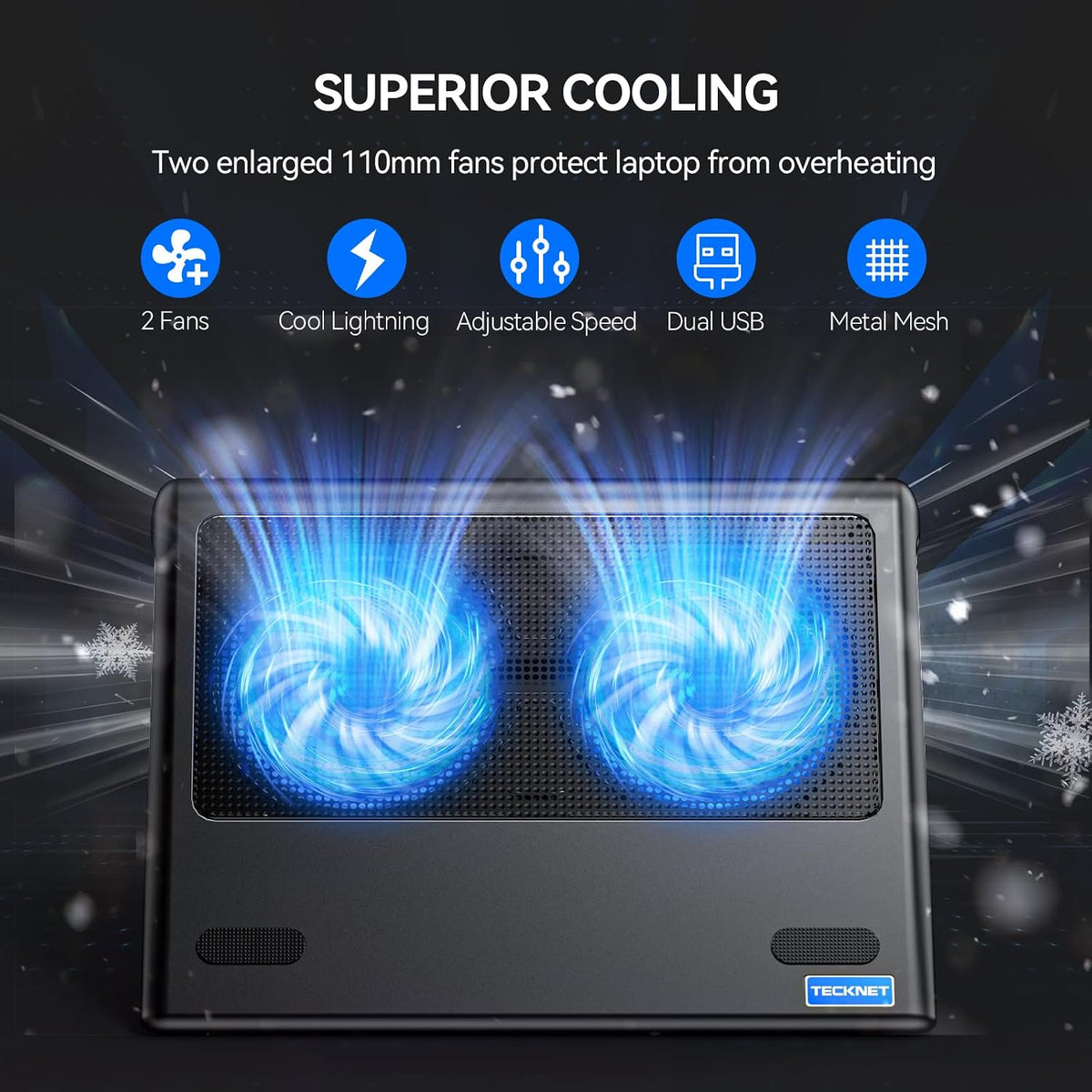 TECKNET Laptop Cooling Pad