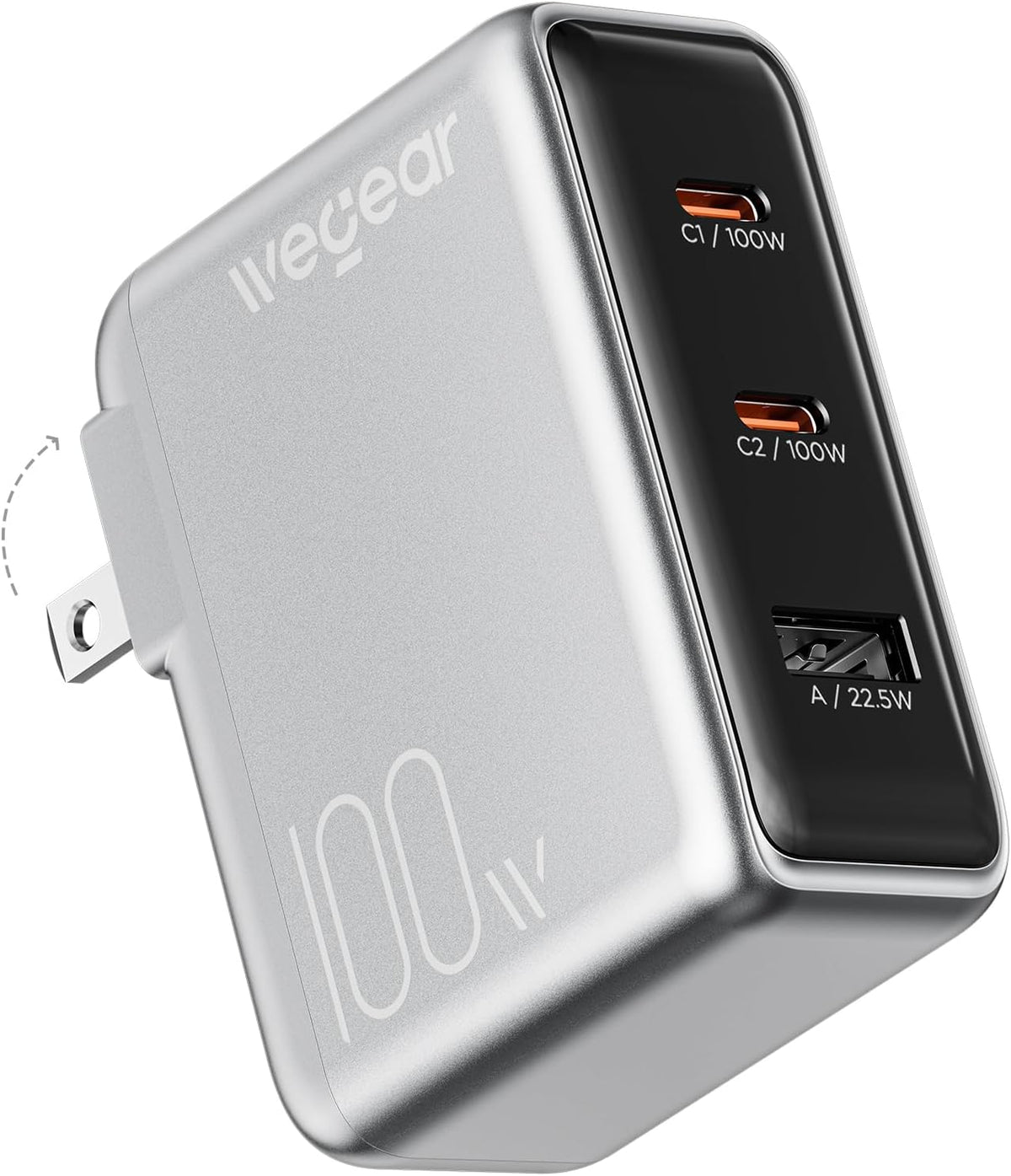 wegear 100W GaN USB C Wall Charger