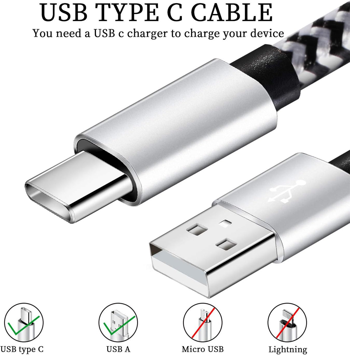 QQLIKE USB C Cables