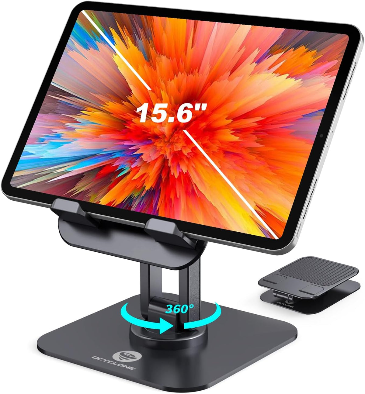 OCYCLONE Adjustable Rotating Tablet Stand