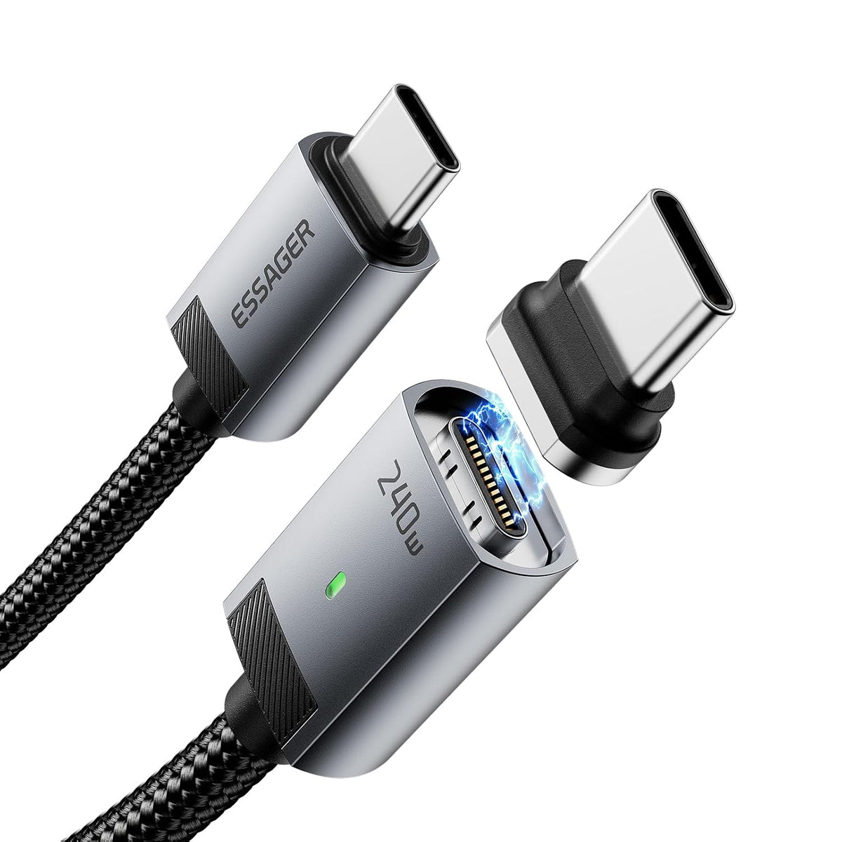 ESSAGER 240W Magnetic USB C Cable