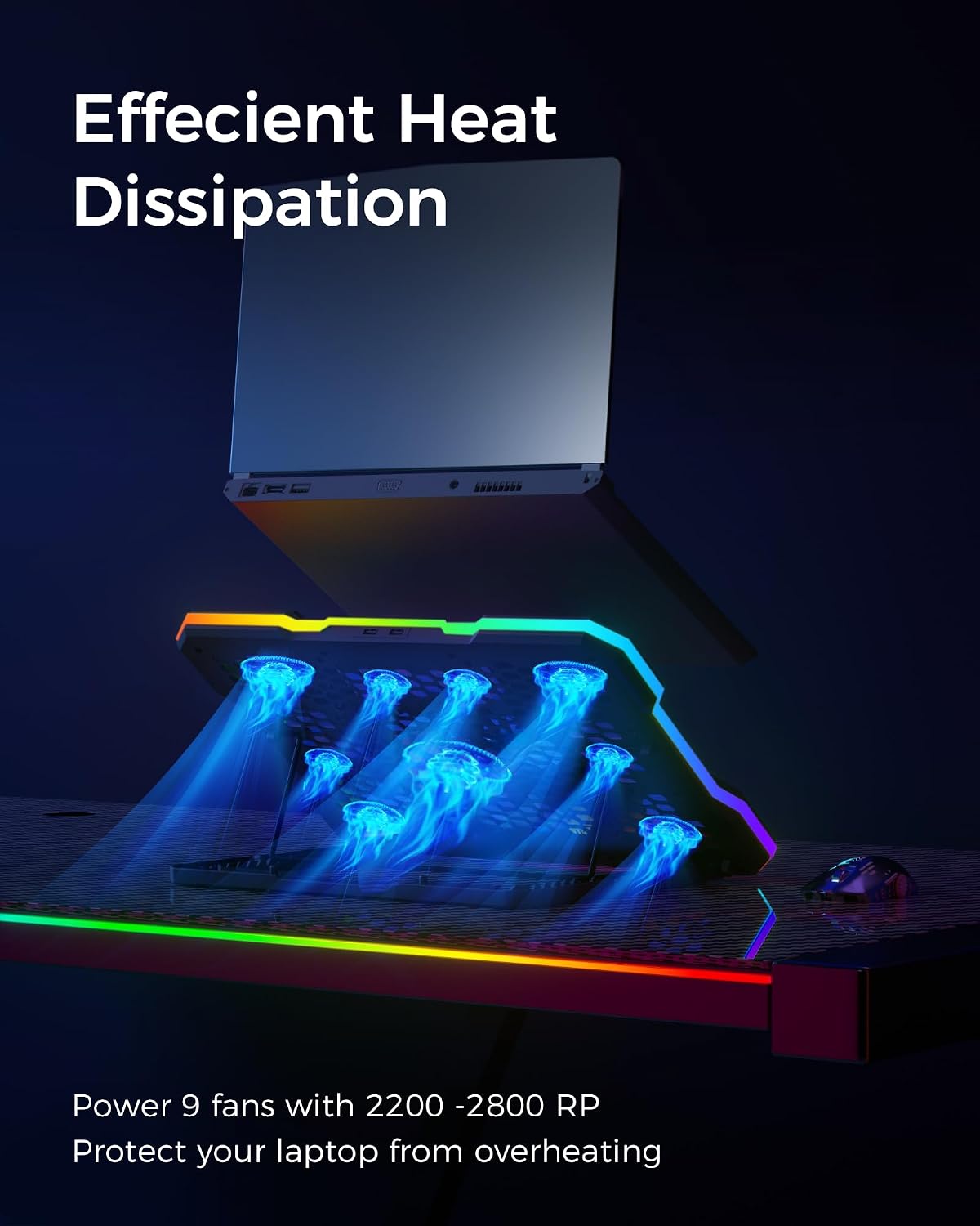 ChillCore RGB Laptop Cooling Pad