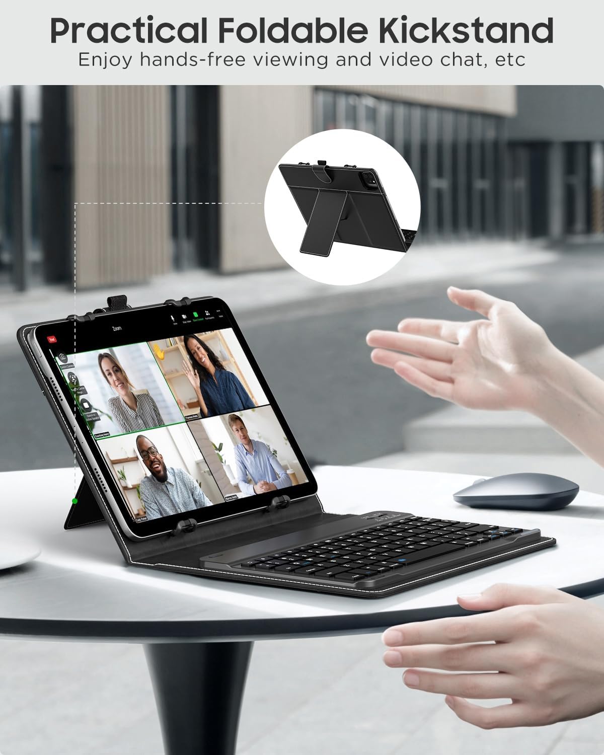 MoKo Universal Tablet Keyboard Case