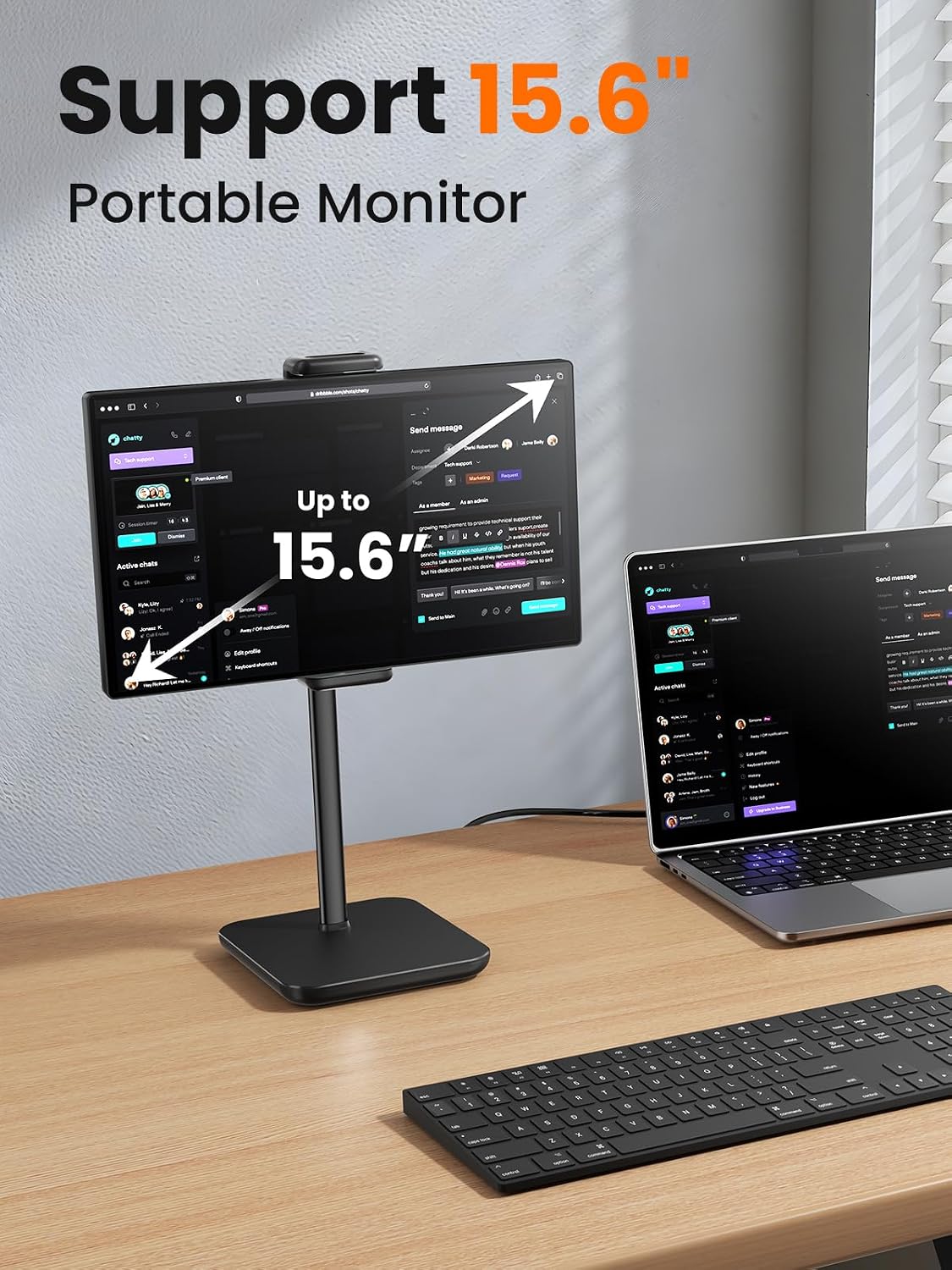 tounee Adjustable Tablet and Monitor Stand